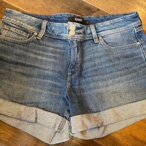 Hudson Jeans Croxley Cuffed Shorts Medium Wash Sz 30